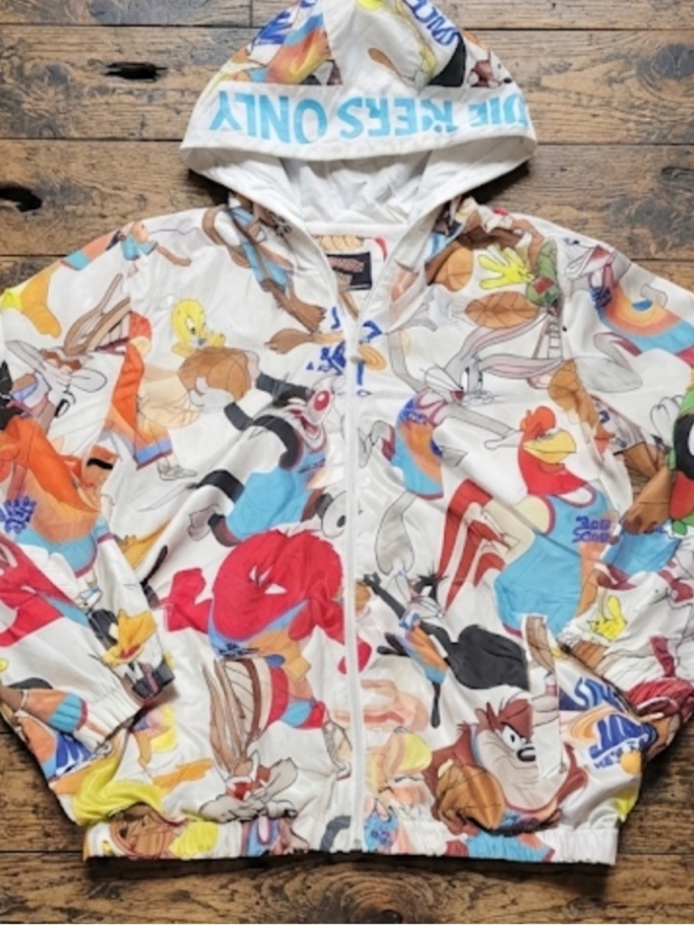 Looney Tunes space jam windbreaker Size Medium
